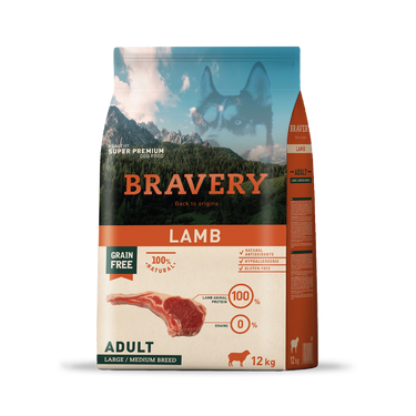 Bravery Adulto Raza Mediana/Grande Cordero